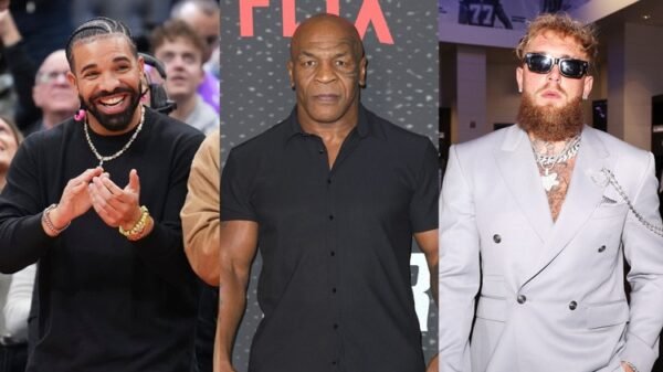 Drake’s Large $355K Guess On Mike Tyson Backfires After Loss To Jake Paul In Netflix Match