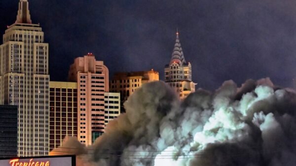 Watch: Las Vegas says goodbye to the Tropicana with a flashy on line casino implosion