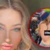 OnlyFans Mannequin Ava Louise Flashes Chest at NFL Recreation After Shopper Request