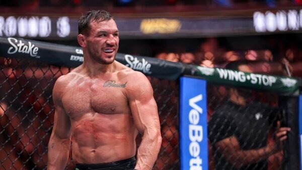 Michael Chandler exhibits gnarly swelling from brutal Charles Oliveira combat