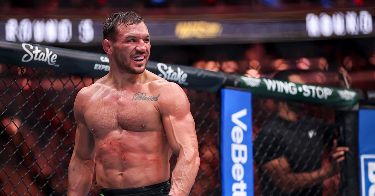 Michael Chandler exhibits gnarly swelling from brutal Charles Oliveira combat