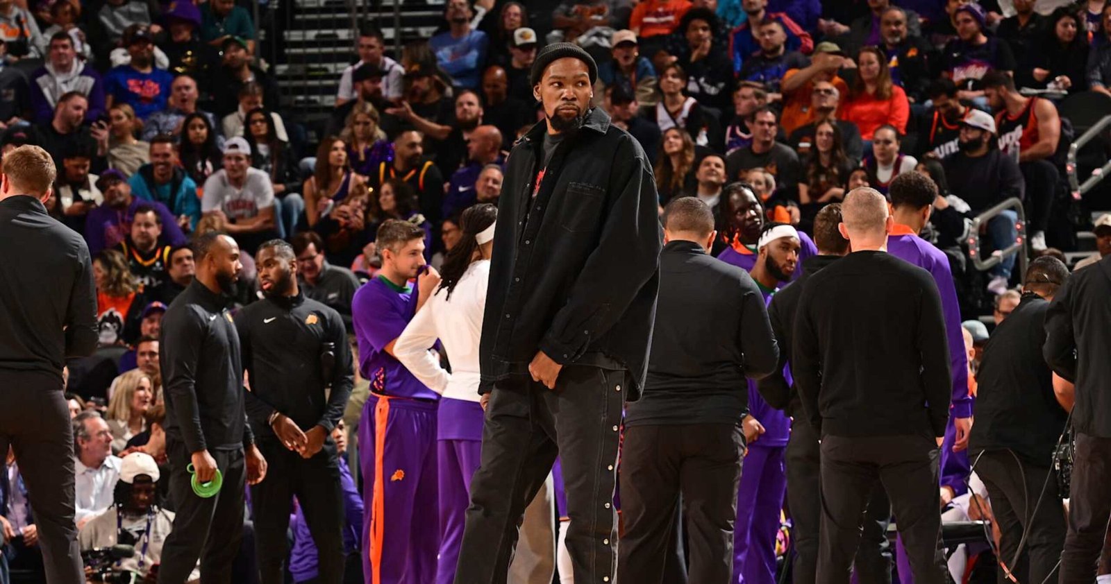 Kevin Durant Out with Ankle Damage for Suns vs. Wemby, Spurs in NBA Cup Sport