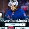 NHL Energy Rankings: A New No. 1 Crew With Rangers in Free Fall