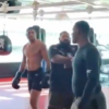 Watch: Rivals Pereira, Hill in tense confrontation at UFC Efficiency Institute