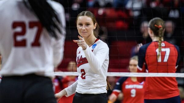 Nebraska Volleyball Grounds Flyers to Advance to the Elite Eight