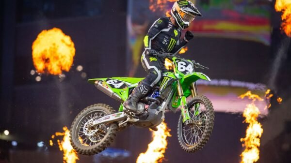 How Many Wins Did Austin Forkner Earn with Monster Vitality/Professional Circuit Kawasaki? 