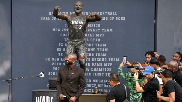 Dwyane Wade statue unveiled in Miami as followers contend it seems nothing like him