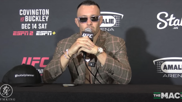 Watch: Colby Covington goes off on… just about everybody at UFC media day