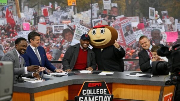 The place is ESPN’s Faculty GameDay for the primary 2024 school playoffs week? Two places!