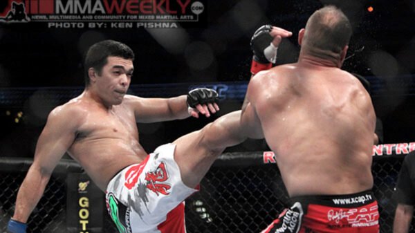 Relive Lyoto Machida kicking Randy Couture’s tooth out | UFC Struggle Video