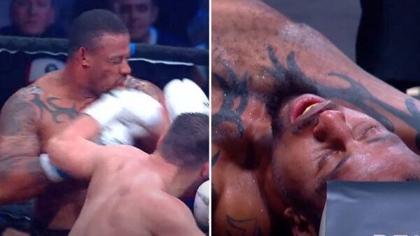 Video: UFC, NFL veteran Greg Hardy brutally knocked out at Russian boxing occasion