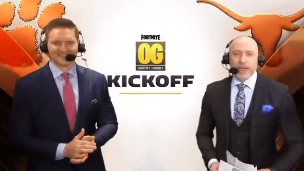 The Fortnite OG Kickoff throughout School Soccer Playoff protection had followers baffled