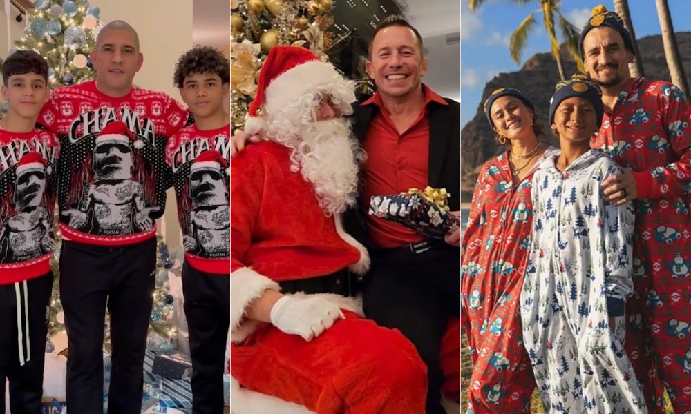 UFC, MMA fighters and personalities have a good time Christmas on social media