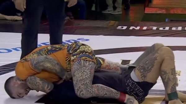 Watch Sean Brady name out Leon Edwards after nasty mounted guillotine win at Fury Professional Grappling 12