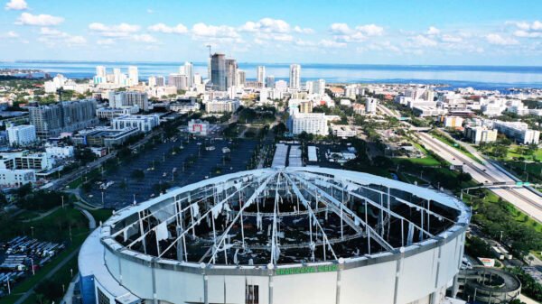 Rays Need Tropicana Subject to Be Repaired for 2026 MLB Season After Hurricane Harm