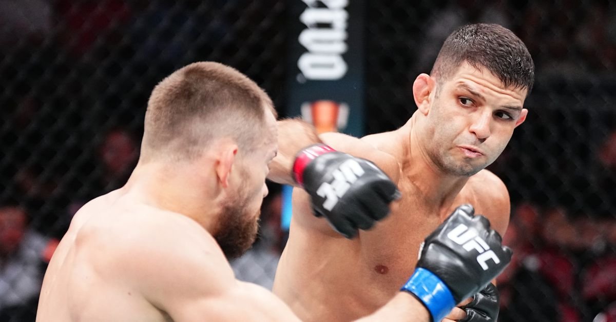 Thiago Moises goals to cease Trey Ogden at UFC Vegas 101 after lacking holidays in camp