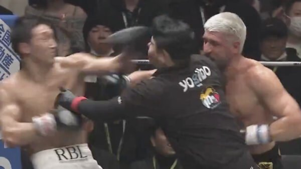 Video: Referee punched within the face as Rukiya Anpo, Sina Karimian get in mid-fight brawl at Rizin