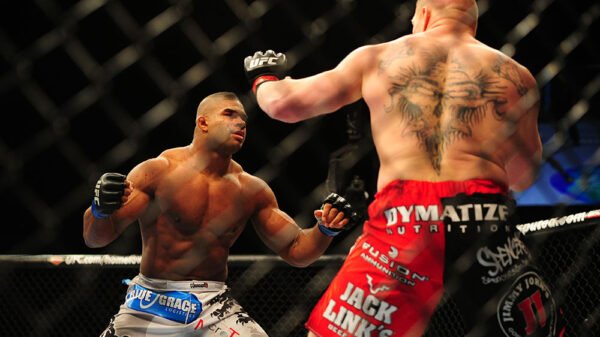 On this date in MMA historical past, Alistair Overeem retired former UFC champ Brock Lesnar