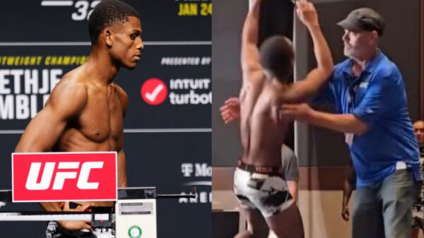 WATCH | Cameron Smotherman trolls UFC staff with fake faint after scary UFC 324 weigh-in