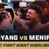 UFC Macau Highlights: Alonzo Menifield stops Zhang Mingyang in the first