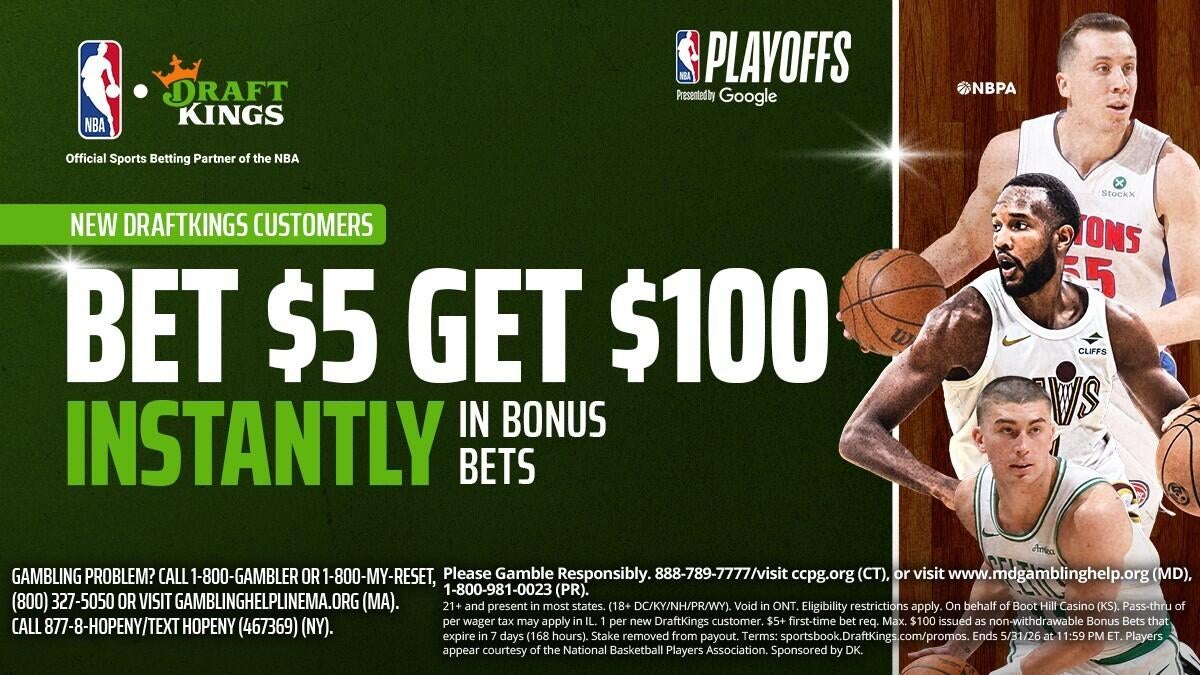 Use DraftKings promo code for $100 bonus bets by targeting Cavaliers-Knicks, Hurricanes-Canadiens on Monday