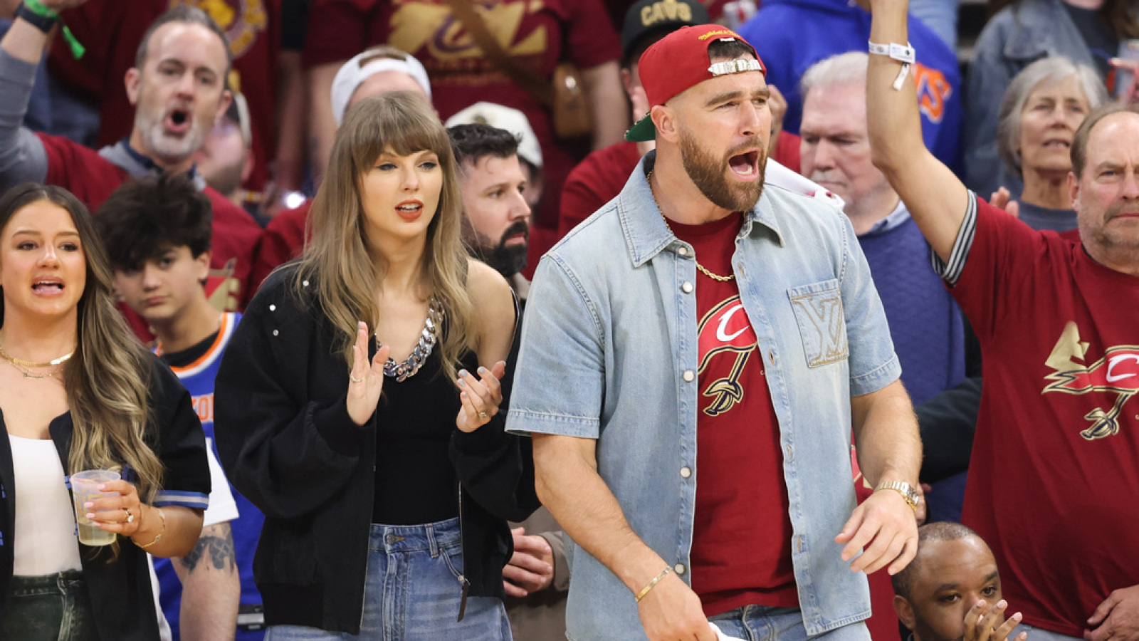 Travis Kelce had classy reaction to Knicks’ Game 3 win over Cavaliers