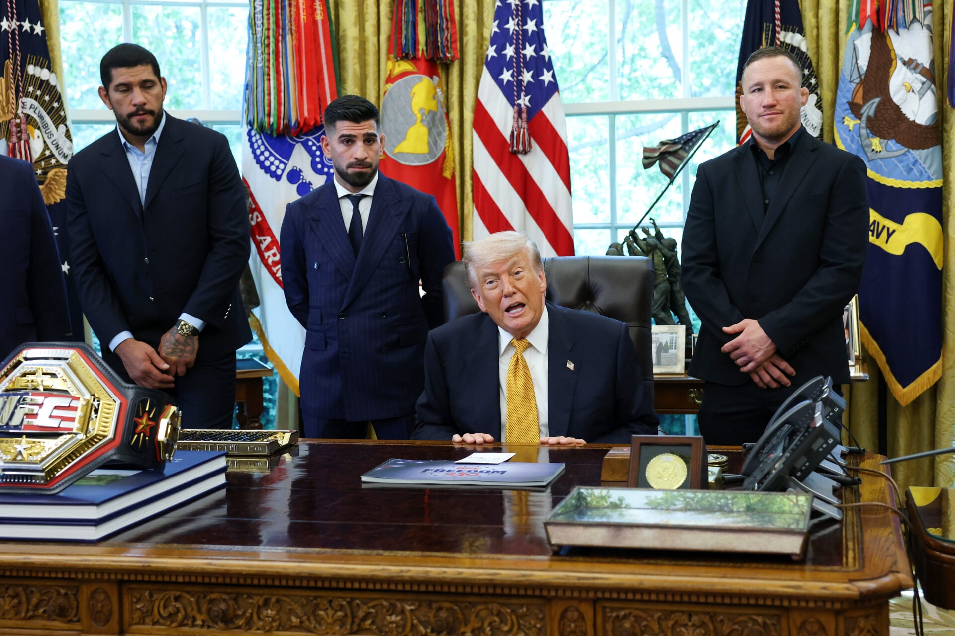 President Donald Trump might leave UFC octagon on the White House lawn forever after Freedom 250