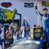Corey Day earns first career NASCAR O’Reilly win in chaotic Talladega finish