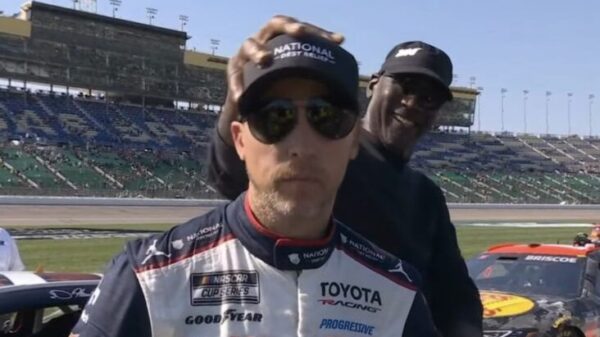 Denny Hamlin and Michael Jordan’s internal rivalry on display at Kansas
