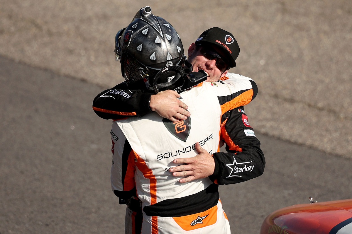 Peers happy to see William Sawalich get first NASCAR O’Reilly win
