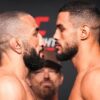 UFC Vegas 118 final face-offs