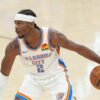 Shai Gilgeous-Alexander is catching strays in NBA Finals press conferences for his flopping