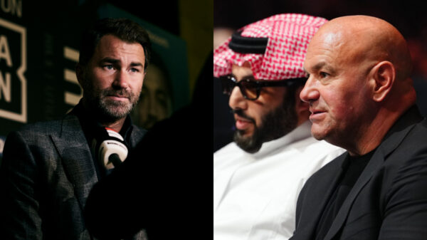 Eddie Hearn is ‘overvaluing’ manager role amid Dana White beef, says retired UFC vet: “I don’t think he really understands how this works”