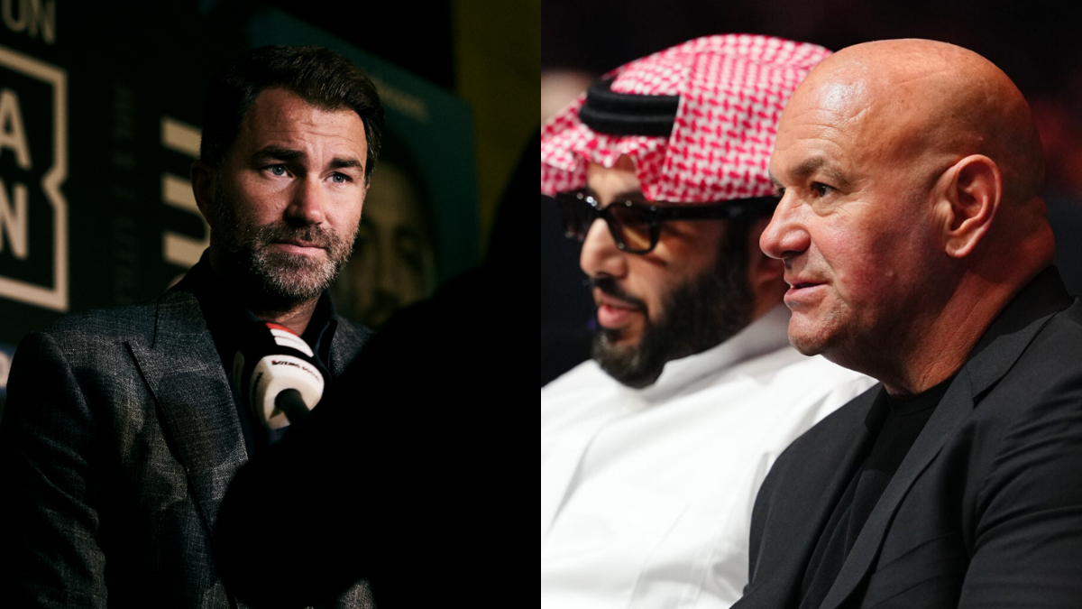Eddie Hearn is ‘overvaluing’ manager role amid Dana White beef, says retired UFC vet: “I don’t think he really understands how this works”
