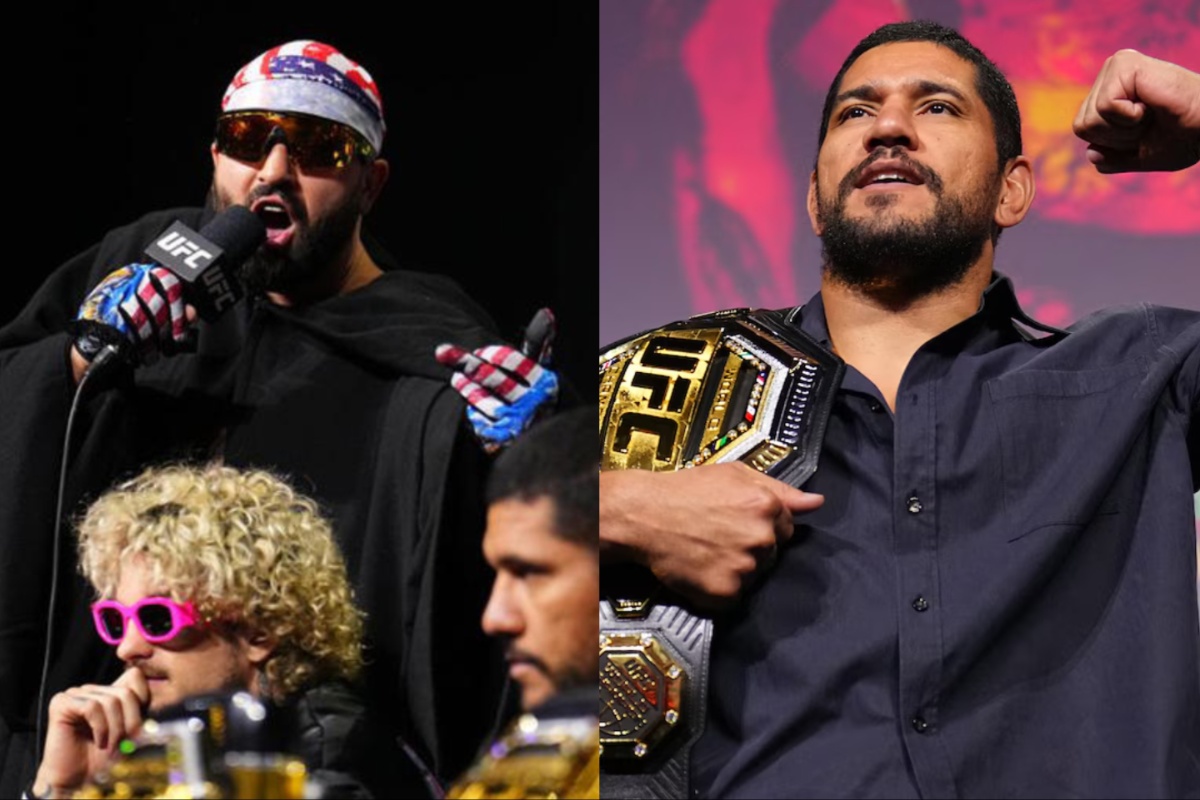 Alex Pereira remains dumbfounded by Josh Hokit’s trash talk at UFC Freedom 250 presser: “I never saw this”