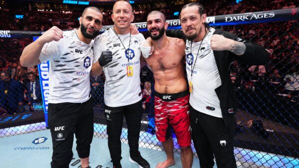 Sean O’Malley plans apology to Georges St-Pierre after beating up his teammate at UFC White House