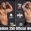 UFC Freedom 250 co-main event weigh-in video: Alex Pereira vs Ciryl Gane
