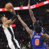 Referees miss Victor Wembanyama’s blatant flagrant foul on Jalen Brunson