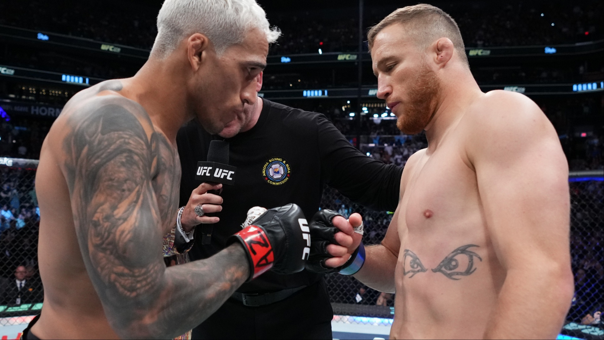 Charles Oliveira calls out Justin Gaethje for ‘winner takes all’ rematch after UFC White House