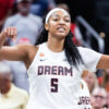 Angel Reese, Dream make history in blowout win over Caitlin Clark, Fever