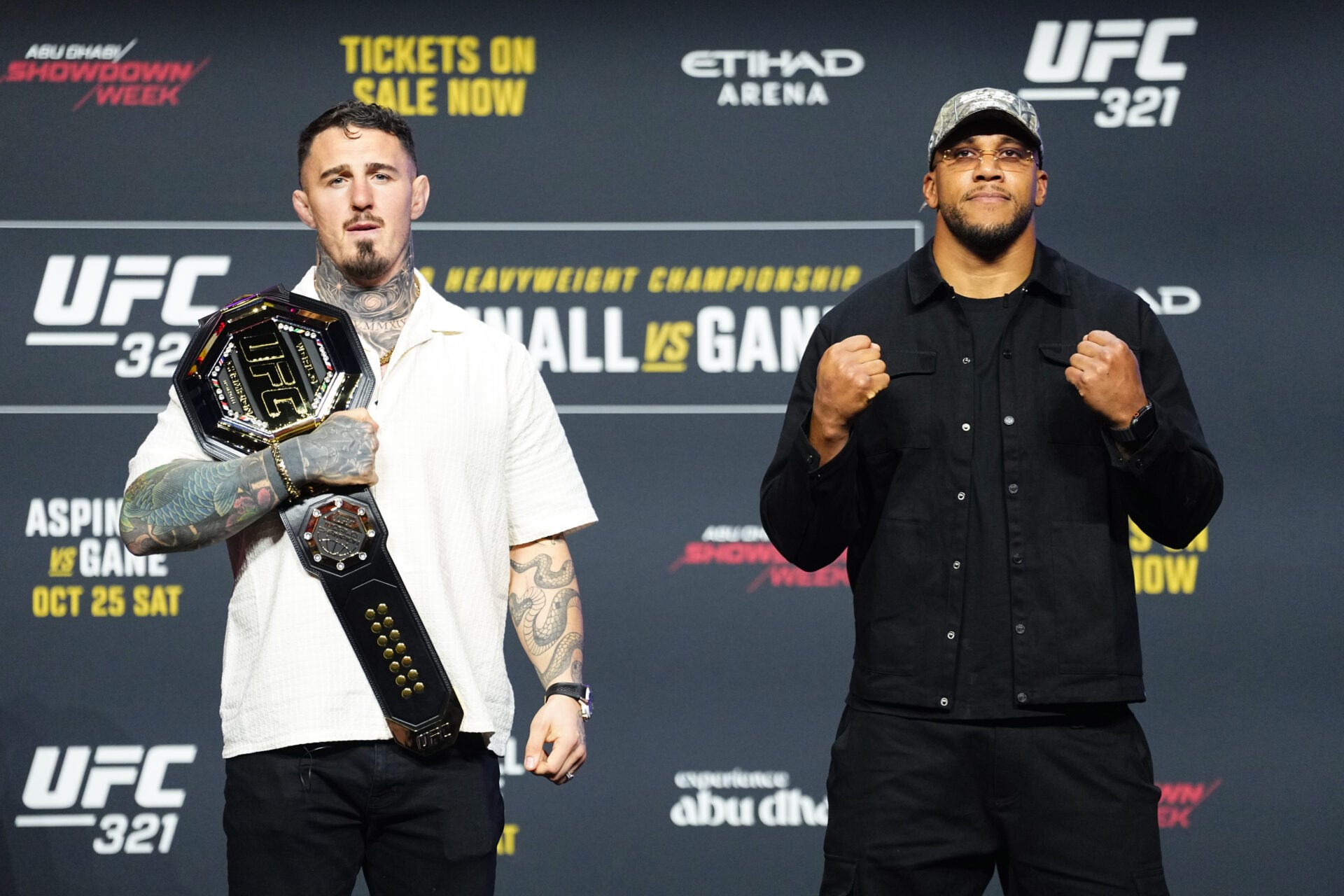 Tom Aspinall seemingly hints at Ciryl Gane rematch date when confirming UFC talks