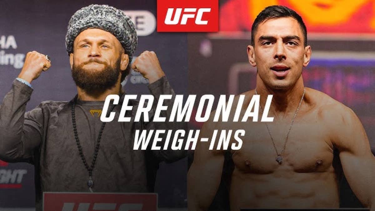 UFC Baku Ceremonial Weigh-In Video