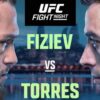 UFC Baku: Fiziev vs. Torres live results