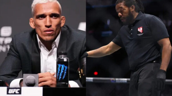 Charles Oliveira is the latest UFC fighter to question Herb Dean’s officiating: “He should have stepped in”