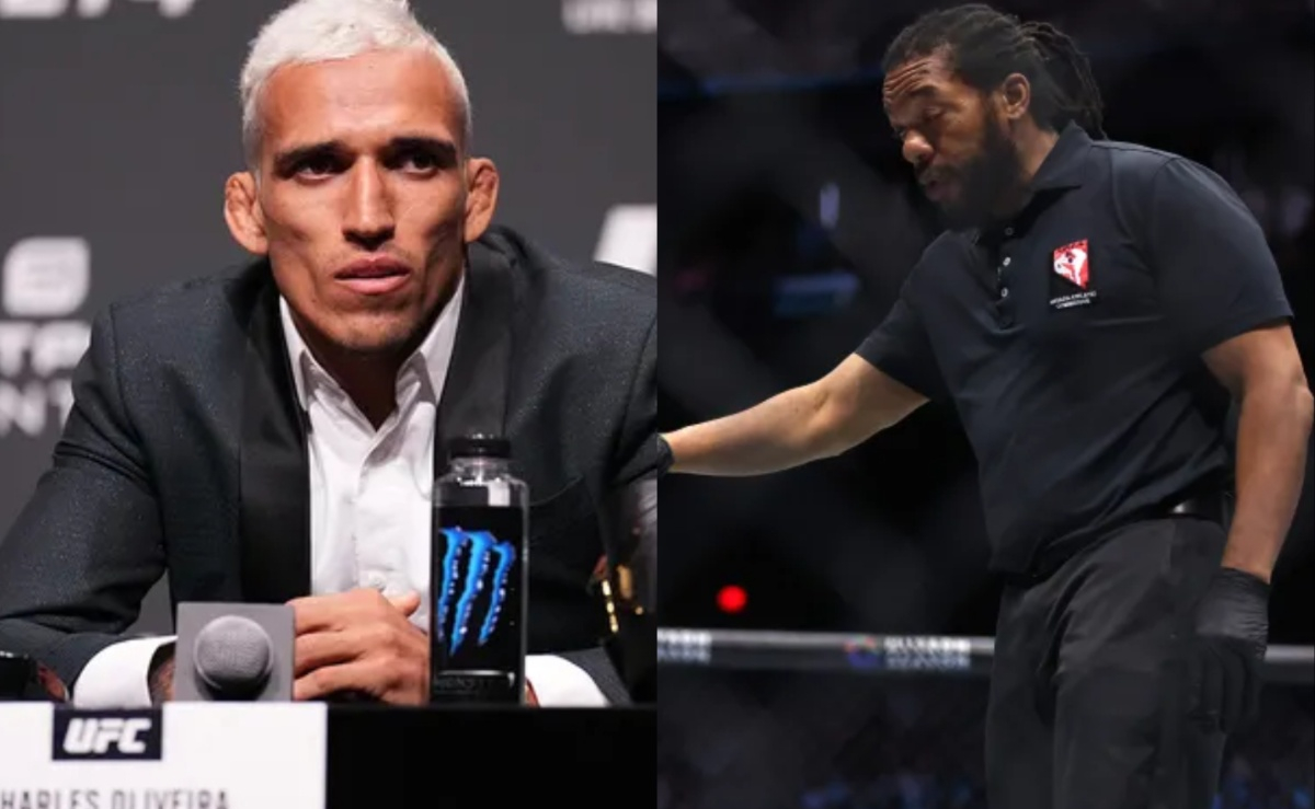 Charles Oliveira is the latest UFC fighter to question Herb Dean’s officiating: “He should have stepped in”