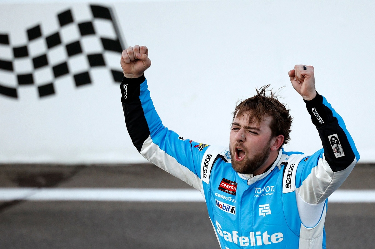 Kaden Honeycutt earns first NASCAR Truck win in Watkins Glen overtime