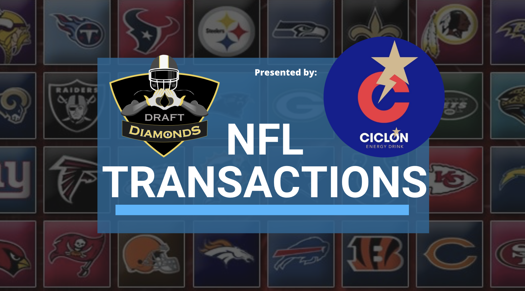 NFL Transactions for July 6th, 2026 | Presented by Ciclón Energy Drink