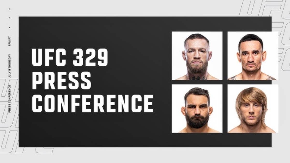 UFC 329: McGregor vs. Holloway 2 Pre-Fight Press Conference