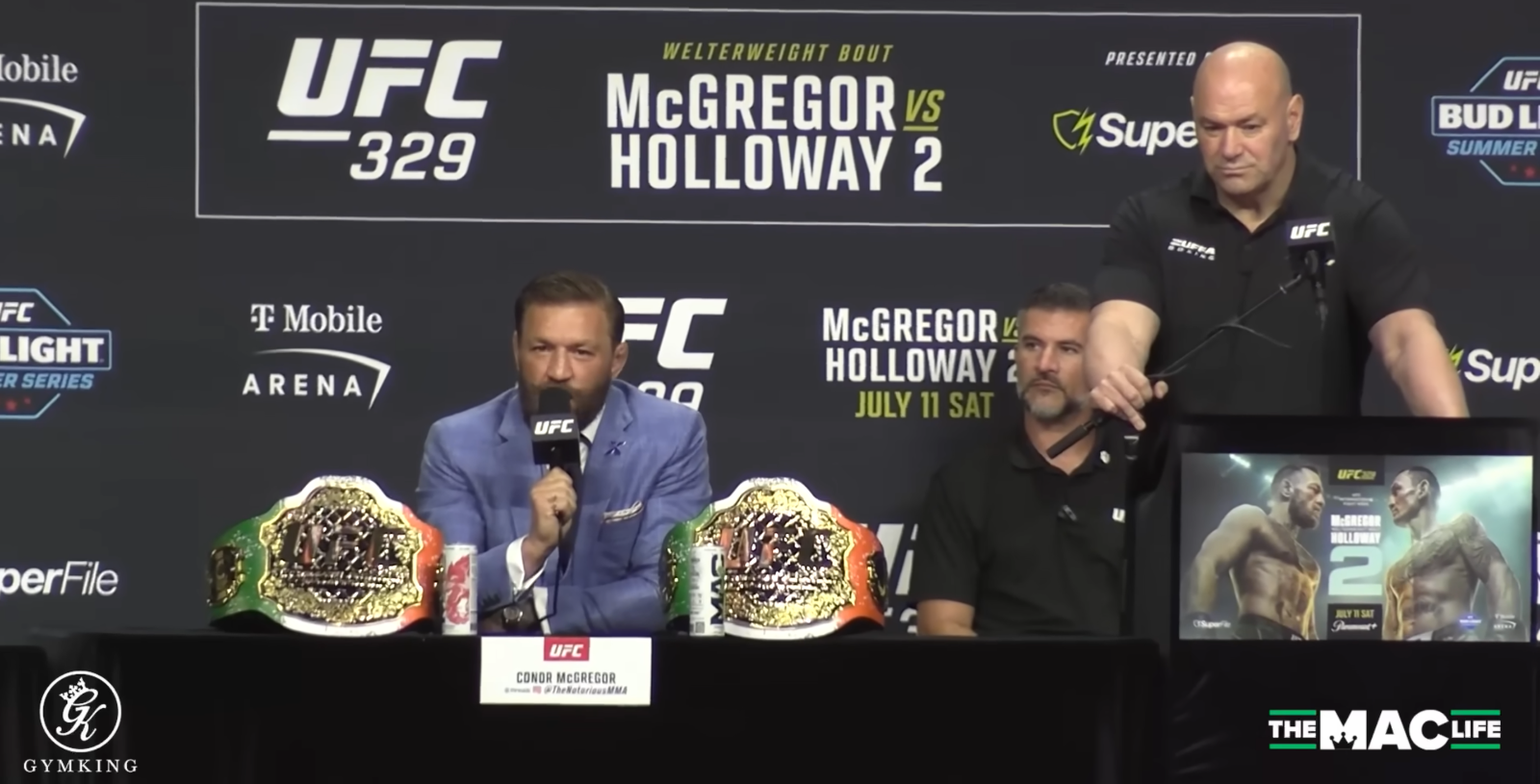 Watch: UFC 329 pre-fight press conference