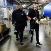 Security intervene as shirtless UFC 329 fan clashes with legends Daniel Cormier and Chris Weidman
